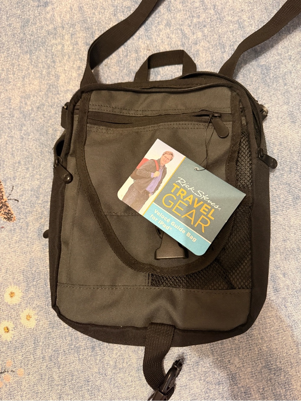 Olive Green Travel Guide Crossbody Bag